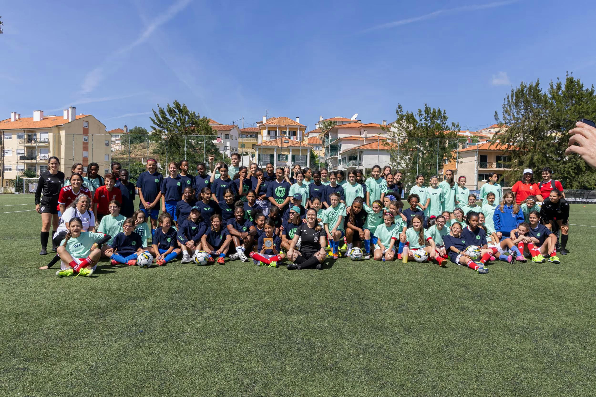 World sevens football community clinic Estoril Portugal
