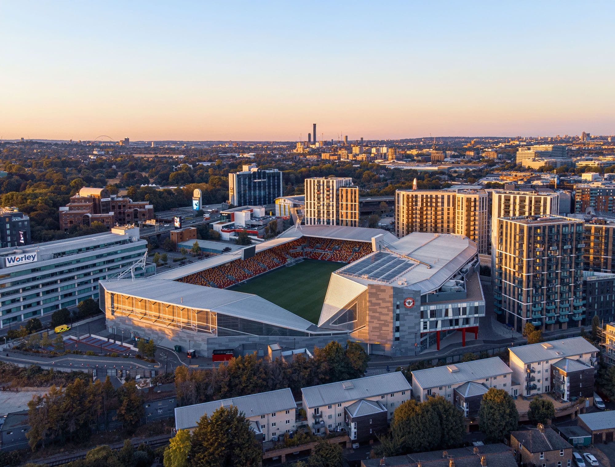 Bretford Gtech Stadium Arial Shot
