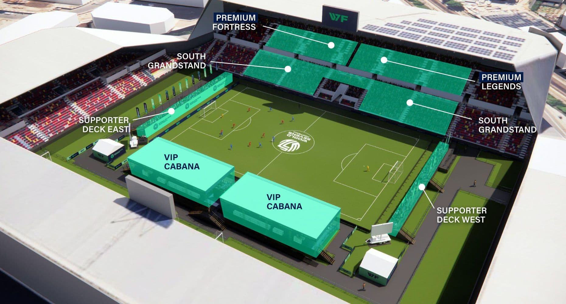 Gtech Brentford Stadium World sevens seating chart